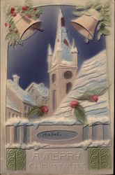 A Merry Christmas Postcard Postcard