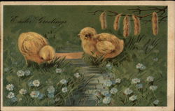 Easter Greetings Postcard