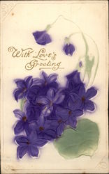 With Love's Greeting Postcard