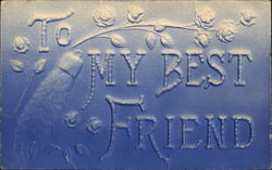 To My Best Friend Postcard