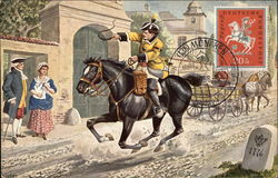 The Ride of Paul Revere Patriotic Postcard Postcard