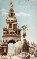 Tower of Jewels and Fountain of Energy 1915 Panama-Pacific Exposition Postcard Postcard