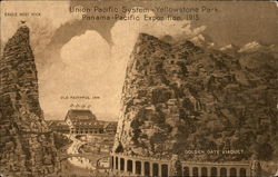 Union Pacific System - Yellowstone Park Panama-Pacific Exposition, 1915 Yellowstone National Park Postcard Postcard