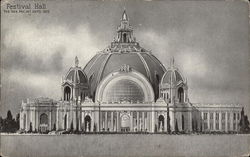 Festival Hall 1915 Panama-Pacific Exposition Postcard Postcard