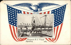 Newport R.I. Visual Signaling Postcard