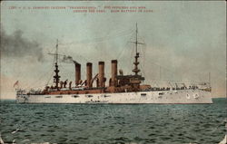 Armored Cruiser "PENNSYLVANIA" Postcard