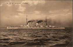 S. M .gr. Kreuzer "Moltke" - German Battle Cruiser World War I Postcard Postcard