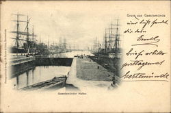 Gruss aus Geestemunde, Geestemunder Hafen Postcard Postcard