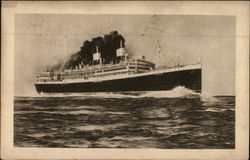 Cruise Ship Postcard