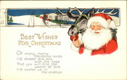 Best Wishes for Christmas Postcard Postcard