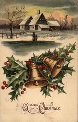 A Merry Christmas Postcard Postcard