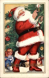 A Merry Christmas Santa Claus Postcard Postcard