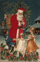 Merry Christmas Santa Claus Postcard Postcard