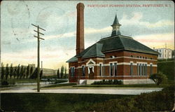 Pawtucket Pumpling Station Rhode Island Postcard Postcard