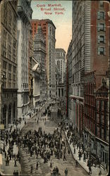 Curb Market on Broad Street Postcard