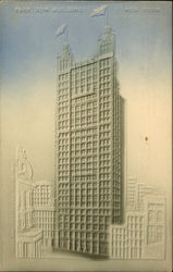 Park Row Building Postcard