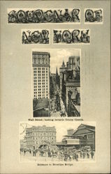 Souvenir of New York Postcard