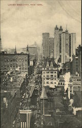 Lower Broadway Postcard