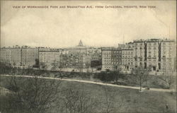 View of Morningside Park and Manhattan Ave., From Cathedral Heights New York, NY Postcard Postcard