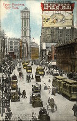 Upper Broadway Postcard