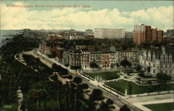 Aerial View of Riverside Drive, North from 72nd Street New York, NY Postcard Postcard