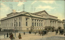 New York Public Library Postcard