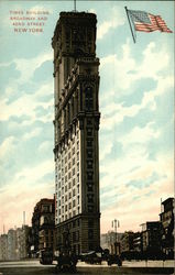 Times Building, Broadway and 42nd Street Postcard