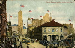 Herald Square Looking North New York, NY Postcard Postcard