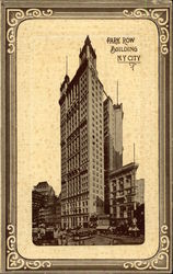 Park Row Building Postcard