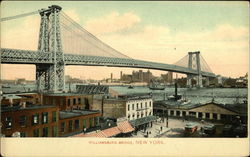 Williamsburg Bridge New York, NY Postcard Postcard