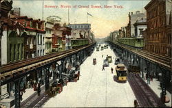 Bowery, North of Grand Street Postcard