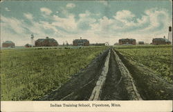 Indian Training School Pipestone, MN Postcard Postcard