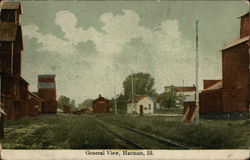 General View of Town Postcard