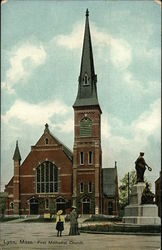 First Methodist Church Postcard