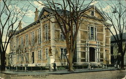 Town Hall Clinton, MA Postcard Postcard