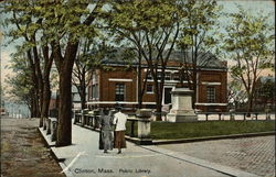 Public Library Postcard