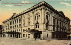 Philadelphia Opera House Pennsylvania Postcard Postcard