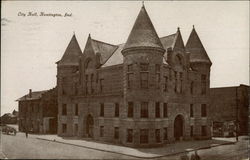 City Hall Huntington, IN Postcard Postcard