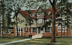 University of Michigan - Delta Upsilon House Postcard