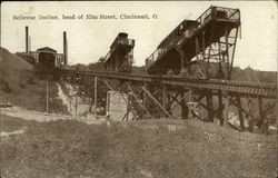 Bellevue Incline, Head of Elm Street Postcard