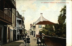 St. George Street St. Augustine, FL Postcard Postcard