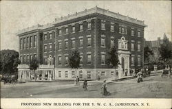 Proposed New Building for the Y.W.C.A Postcard