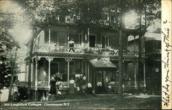 Longfellow Cottages Chautauqua, NY Postcard Postcard