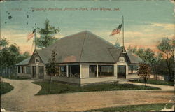 Dancing Pavilion, Robison Park Fort Wayne, IN Postcard Postcard