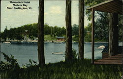 Thomson's Point, Mallets Bay Burlington, VT Postcard Postcard