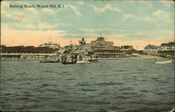 Bathing Beach Postcard