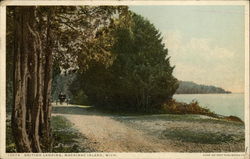 British Landing Mackinac Island, MI Postcard Postcard