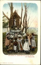 The Shrine, St. Johns Institute of Deaf Mutes St. Francis, WI Postcard Postcard