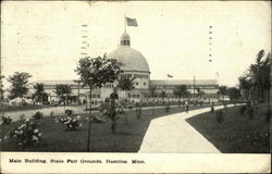 Main Building, State Fair Grounds, Hamline St. Paul, MN Postcard Postcard