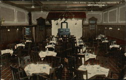 Hotel Sterling - Grill Room Trenton, NJ Postcard Postcard